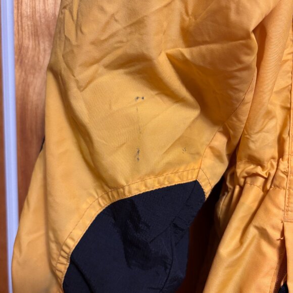 Vintage 90s Columbia Sportswear Women's 2 in 1 Jacket size Large yellow and Blue - Picture 3 of 5